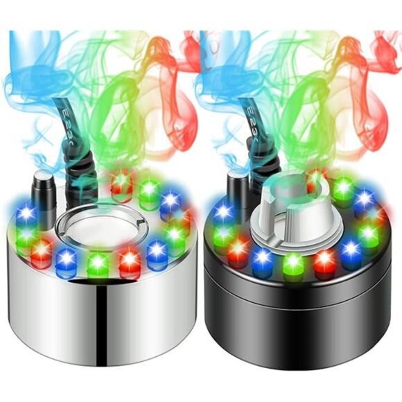 2PCS Mist Maker, Fogger Water Fountain Mini Fog Machine Atomizer Air Humidifier - Picture 8 of 8